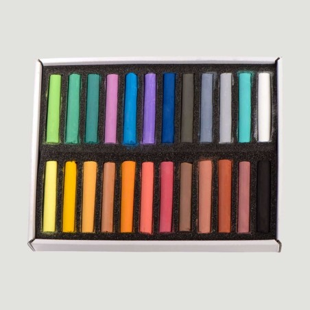 Set Pastelli Secchi Blockx, 24 colori assortiti