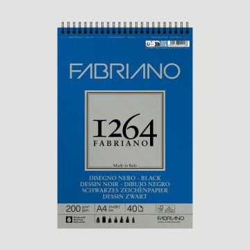 Album Fabriano 1264, Carta Nera per Disegno