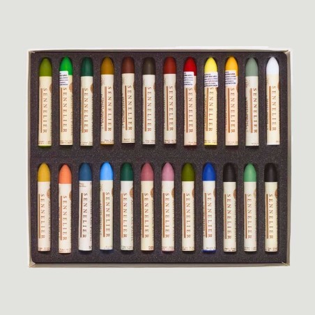 Set Pastelli a Olio Sennelier, 24 colori per paesaggi