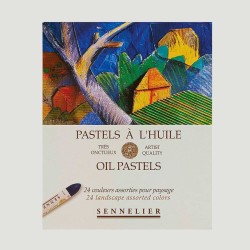 Set Pastelli a Olio Sennelier, 24 colori per paesaggi