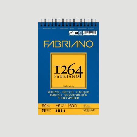 Album Fabriano 1264 - Carta da Schizzo spirale lato corto
