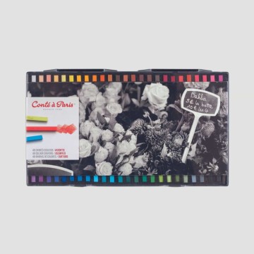 Set 48 Carrè Colorati Contè a Paris