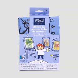 Set Completo per Bambini 8 Colori a Tempera Lefranc Bourgeois