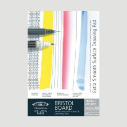 Album Bristol Board Winsor&Newton, Formato A3 e Grana Extra Liscia.