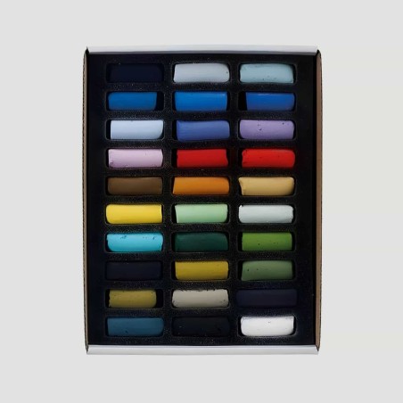 Sennelier Set Mezzi Pastelli Morbidi Sennelier, 30 Colori per realizzare paesaggi Marini