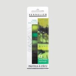 Set Mezzi Pastelli Morbidi Sennelier, 6 colori primaverili