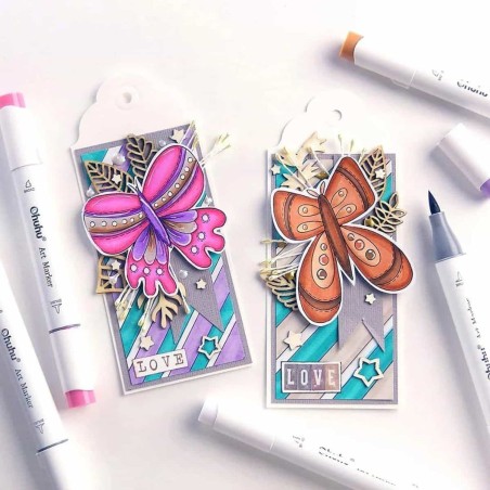 Set 120 Marker Ohuhu Honolulu, Inchiostro a Base Alcol Doppia Punta Fine e Pennello