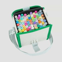 Set 72 Marker Ohuhu Honolulu, Inchiostro a Base Alcol Doppia Punta Scalpello e Pennello