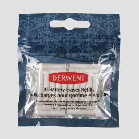 Gomme di ricambio per Gomma Elettrica Derwent, 30 pezzi