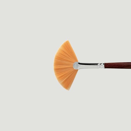 Pennello Sintetico Oro Borciani e Bonazzi Punta Ventaglio Manico Lungo, Serie 84