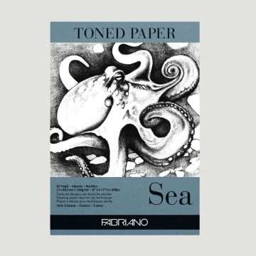 Album per disegno Carta Blu Toned Paper Sea Fabriano