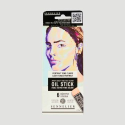 Set Oil Stick Sennelier, 6 Toni Chiari