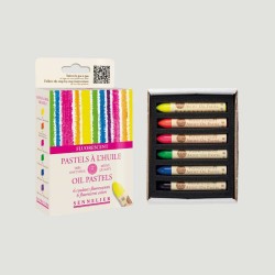Set Pastelli ad Olio Sennelier, 6 colori fluorescenti