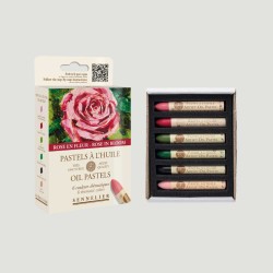 Set Pastelli ad Olio Sennelier, 6 colori selezionati per opere floreali