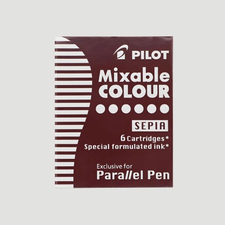 Cartucce di ricambio Pilot Parallel Pen, colore sepia