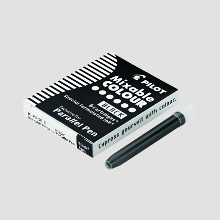 Cartucce di ricambio Pilot Parallel Pen, colore nero