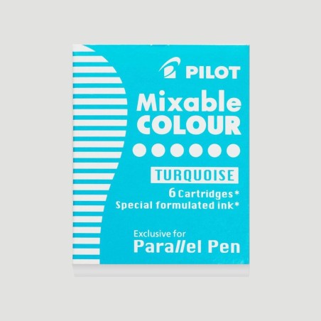 Cartucce di ricambio Pilot Parallel Pen, colore turchese