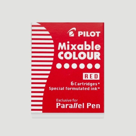 Cartucce di ricambio Pilot Parallel Pen, colore rosso