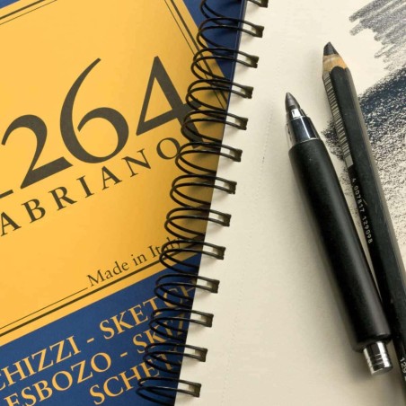 Album Fabriano 1264, carta da schizzo spirale lato lungo