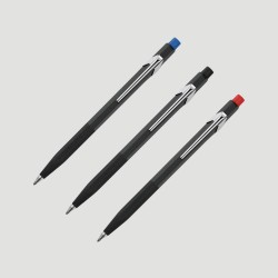 Portamine Nero Fixpencil Caran d'Ache, Diametro 2mm Impugnatura Sabbiata