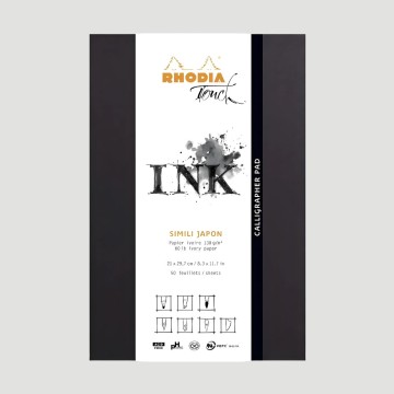 Album Calligrapher Pad Rhodia Touch, collato lato corto 130gr