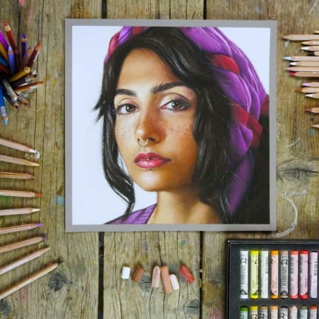 Accademia Del Disegno, Kit Corso Ritratto Realistico a Pastello Morbido