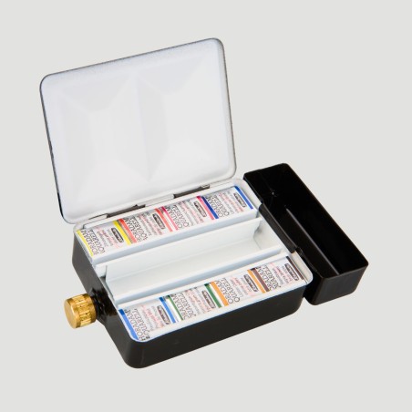 Set Acquerelli Horadam Schmincke, 8 mezzi godet + serbatoio per acqua