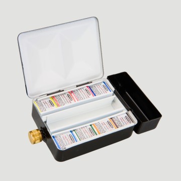 Set Acquerelli Horadam Schmincke, 8 mezzi godet + serbatoio per acqua