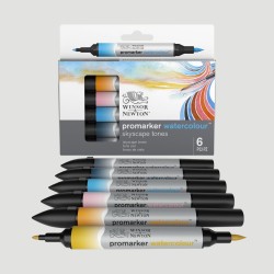 Set 6 Promarker Watercolour, Tonalità del Cielo