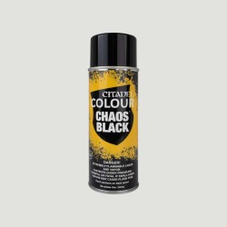 Chaos Black Spray Primer per Miniature Warhammer