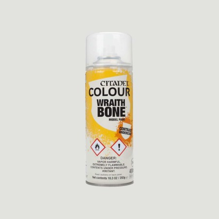 Wraithbone White Spray Paint Primer per Miniature Warhammer
