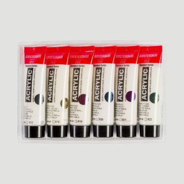 Confezione Colori Perlati Acrilico Amsterdam