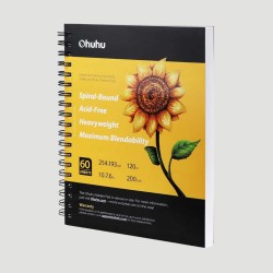 Album con spirale per marker Ohuhu, formato 25,4x19,3cm