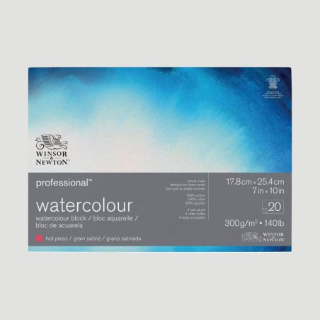Blocco di Carta per Acquerello Grana Satinata - Professional Winsor&Newton