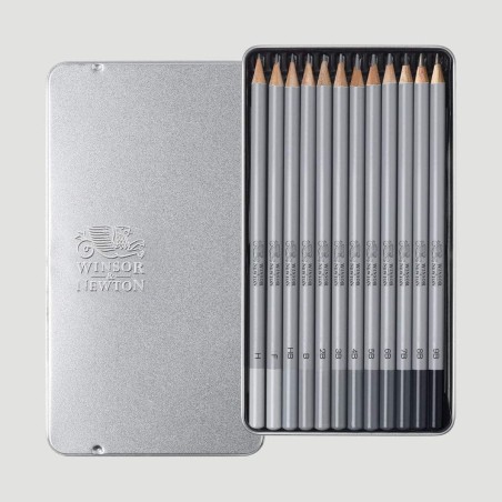 Confezione 12 Matite in Grafite Morbide Winsor&Newton