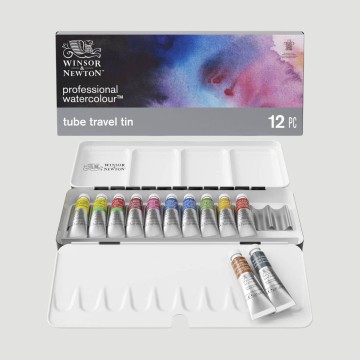 Set Professional Watercolour Winsor&Newton, 12 tubetti da 5ml