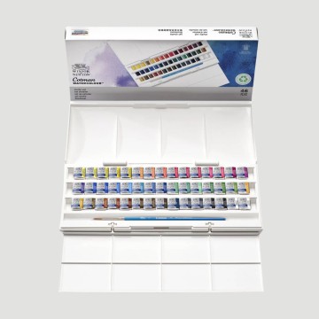 Confezione da 45 Mezzi Godet Acquerello Cotman Winsor&Newton