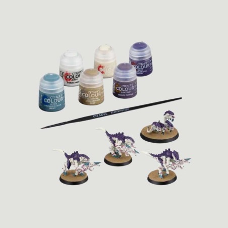 Flotta Alveare Tyranids Leviathan Termagant con Set di Pittura, Confezione Warhammer 40000