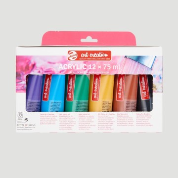 Set Colori Acrilici Art Creation Talens, 12 tubetti da 75ml