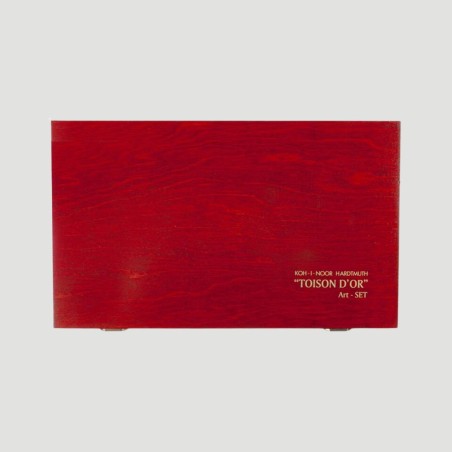 Set 48 Pastelli Secchi Toison D'Or Koh-I-Noor, astuccio in legno