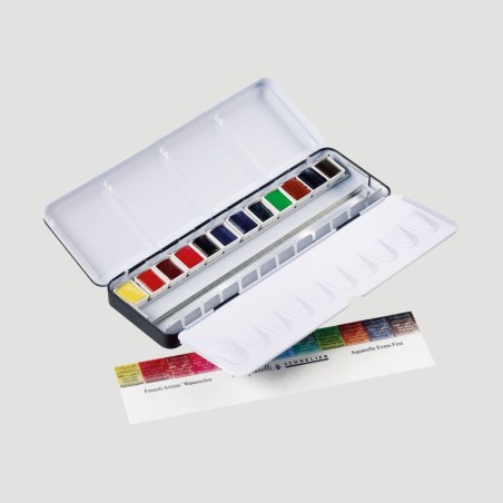 Set Acquerelli Extra Fini Sennelier, 12 Mezzi Godet