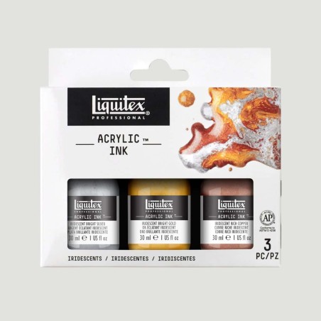 Set Acrilico Ink - Liquitex Iridescente!