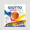 Confezione Matite Colorate Giotto Supermina, 18 colori + 2 matite in grafite