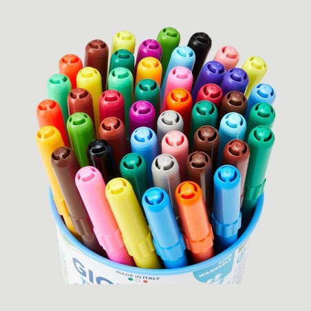 Barattolo 48 Pennarelli Giotto Turbo Maxi