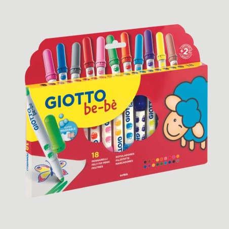 Astuccio 18 Pennarelloni Giotto Be-Bè