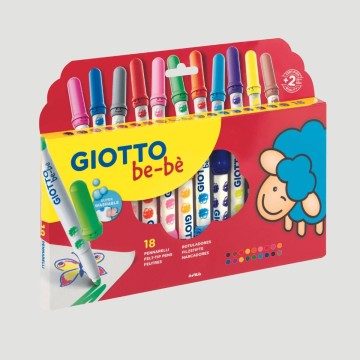 Astuccio 18 Pennarelloni Giotto Be-Bè
