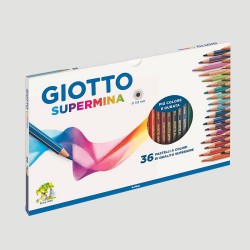 Confezione Matite Colorate Giotto Supermina, 36 colori