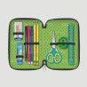 Astuccio 3 Zip Stilnovo Giotto, colore viola
