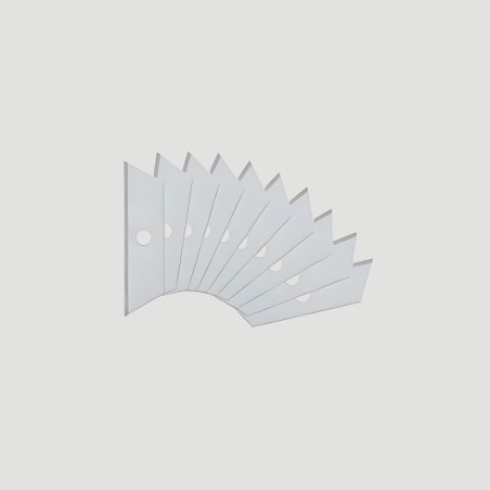 Confezione 10 Lame di ricambio per Taglierino Cutter SX-12-1