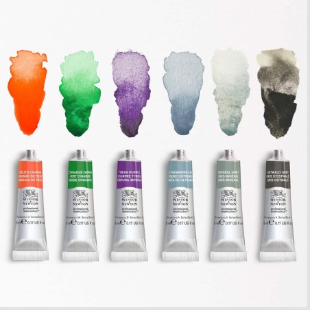 Set Professional Watercolour Winsor&Newton Revival Collection , 6 tubetti da 5ml